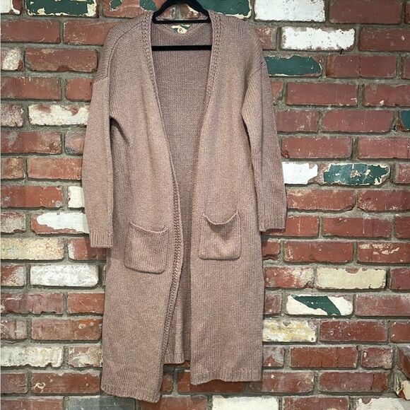 Free People Open Front Long Cardigan - Picture 2 of 5